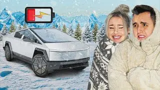We Tried Surviving in a Frozen Tesla