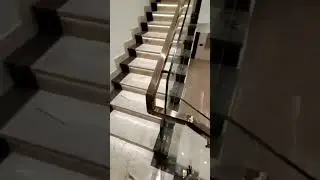 rose gold pvd top stairs railing 👍#rose #gold #short #trending #video#shorts #religion #railing