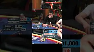 Charles Pushes Stanley ALL IN ♤ 321$k Pot #LivePoker #Poker #Holdem #TexasHoldem #PokerClips