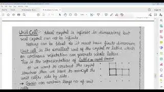 Solid state physics basic /unit cell /primitive / non primitive /FIRST STEP
