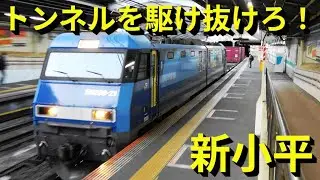 トンネルを豪快に駆け抜ける夜の貨物列車達＆機関車総登場