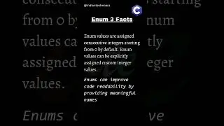 75  Enum 3 Facts #c #Shorts #indiantechnoera