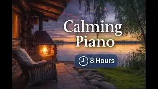 8 Hours Calming Piano Music 🌙 Deep Relaxation, Stress Relief, Sleep & Study