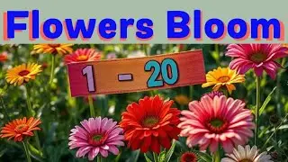 Twenty Flowers Bloom  | Educational Song for Learning Numbers & Flowers
