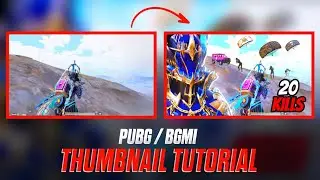 Make this Viral PUBG / BGMI Thumbnail in PicsArt!