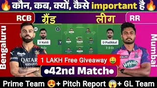 RCB vs RR Dream11 Team|RCB vs RR Dream11 Prediction|RCB vs RR Dream11 Team Today Match Prediction