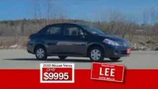 Nissan Versa just $9995 at Lee Nissan in Auburn