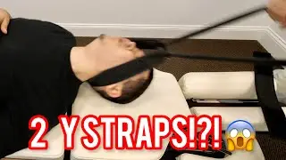He Almost FLEW OFF the Chiropractic Table with *Y STRAP ADJUSTMENT*