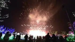かわちイルミネーション2025　クリスマス花火　茨城県河内町　水と緑のふれあい公園　2025.12.20