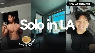 Living Alone in LA - gym, work & korean cooking