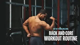 Day16/75 BACK AND CORE WORKOUT || SONY Alpha ZV E10ii || TAMRON #75hardchallenge #sonyalpha #zve10m2