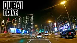 [4K] DUBAI Palm Jumeirah to Deira Clock Tower Night Drive via Al Wasl & Sheikh Zayed