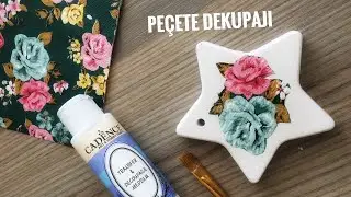 Peçete ile dekupaj tekniği , peçete transferi, dekupaj nasıl yapılır