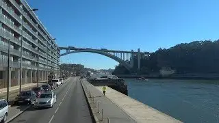Porto - Route 500 Bus Trip from Matosinhos Mercado to Pra&ccedil;a da Liberdade