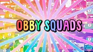 Obby Squads Коммандная игра в Роблокс НУБ против ПРОФИ! Детское видео Игровой мультик Let's Play