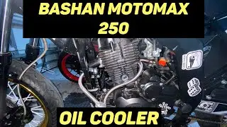 250cc oil cooler on the Supermoto | Bashan Motomax 250