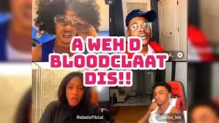 DANCING REBEL REACTION WHEN WORLD DAWG TRICK SWISSLEE TO KISS HER