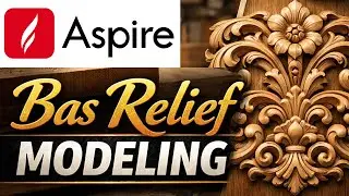 3D Bas Relief in Vectric Aspire – Part 02 | CNC Wood Carving Tutorial