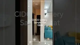 CIDCO lottery 2025 sample flat #sampleflat #cidcolottery #navimumbai  #realestate #homedecor
