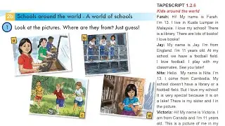 English grade 7 unit2 : schools around the world T.1.2.6 kids around the world