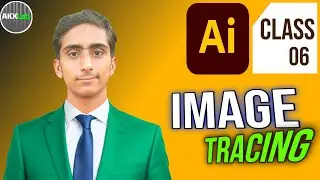 How To Trace Image In Adobe Illustrator | Class #06 | Urdu / Hindi