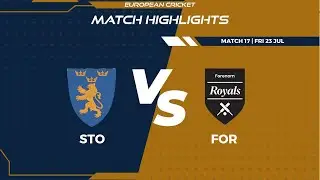 Match 17 - STO vs FOR | Highlights | FanCode ECS Sweden Stockholm Day 5 | Stockholm 2021 | ECS21.572