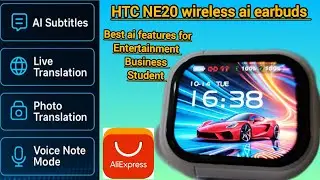 HTC NE20 TWS Review Ultra HD Screen, AI Translator & Deep Bass Sound Test | Best Budget Earbuds 2025