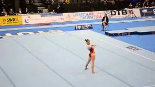 Ksenia Afanasyeva (RUS) FX - Stuttgart Team Challenge Final