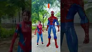 Spider-Man Punch | Spiderman transforms into Super Spider-Man and fights Bad Guy #short #spiderman