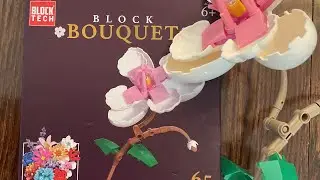 Let’s Build Off Brand LEGO from Five Below | Block Tech Bouquet Orchid