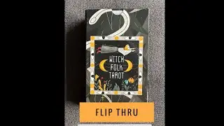 Folk Witch Tarot - a tarot deck flip thru