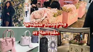 COME WINDOW SHOP WITH ME AT HARRODS LONDON | luxury shopping