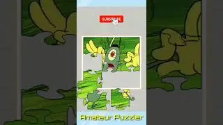 Spongebob sings and dances with Plankton || jigsaw puzzle #shorts #puzzle #jigsawpuzzle #sing #dance