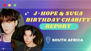 Our J-hope and Suga birthday charity care project 2023🎗️💜- South Africa
