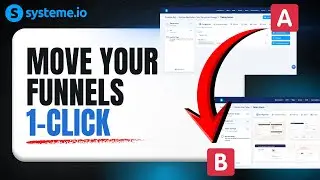 How To Move/Copy Sales Pages From One Funnel To Another Funnel - Systeme.io Tutorial