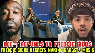 Freddie Gibbs regrets making gangsta music, Dee-1 RESPONDS #freddiegibbs #dee1 #gangstamusic