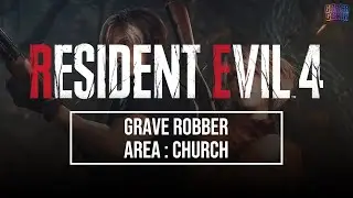 Resident Evil 4 Remake |SIDE QUEST| Destroy Tombstone Emblems Location, Area - Church #residentevil4
