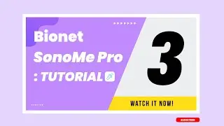SonoMe Pro Tutorial Step 3. Scanning