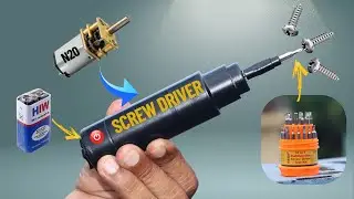 Cordless Screwdriver 🪛  DIY | How to make electric ⚡️ screwdriver at Home
