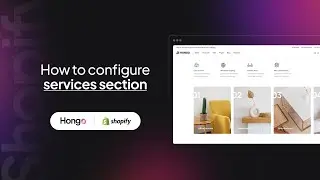 Hongo Shopify Theme - How to configure services section?