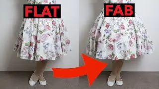 How to make a Mini Crinoline (Hoop Skirt) Tutorial | DIY Full Skirt