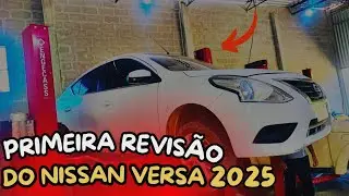 🔴PRIMEIRA REVISÃO DO NISSAN VERSA 1.6 EM (2025) UBER ,99 POP.