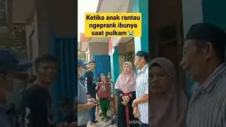 Anak rantau ngeprank ibunya saat pulang kampung😭 #nostalgia #lebaran #idulfitri #viral #shortvideo