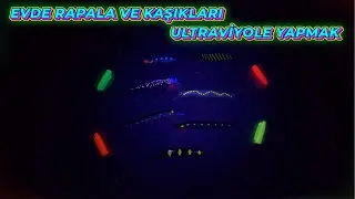 EVDE RAPALA BOYAMA - EVDE KAŞIK BOYAMA - RAPALA VE KAŞIKLARI EVDE NASIL ULTRAVİYOLE YAPARIZ ?