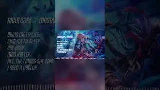 Nightcore - Mashup (Switching Vocals) #shorts #musicshorts #nightcoremashup