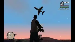 GTA San Andreas Military Base Area 69 Shootout + Seven Stars Wanted Level Escape
