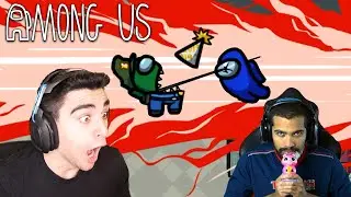 I GOT STABBED IN THE BACK BY MY TEAMMATE! - Among Us (feat. DomPlays, Poiised, John Wolfe, and more)