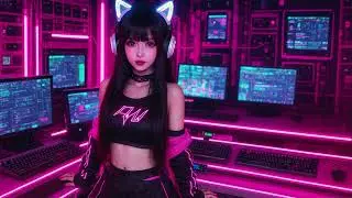 Voltage Heartbeat | Cyberpunk Neonwave Instrumental | CydoMusic