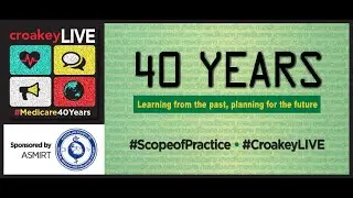 #CroakeyLIVE discussion on the #ScopeofPractice Review