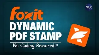 Создайте собственный динамический штамп PDF без кодирования | Редактор PDF FOXIT